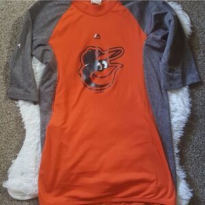 Baltimore Orioles night gown or shirt Size Small